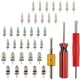 39 PCS Air Conditioning Valve Core Accessories Kit, R12 R134a Refrigeration S...