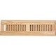 (1)-Home Impressions 2-1/4 In. x 12 In. Light Oak Wood Floor Register WF0212L0