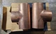 2 Streamline Mueller Copper Soldern Joint Tee # W 40152, Tee 3" C x C x C Pipe