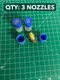 New 3-pack lot 2.00-60b SOLID DELAVAN OIL BURNER NOZZLE