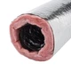 Everbilt 10 in. x 25 ft. R8 Insulated Flexible Duct Silver Jacket