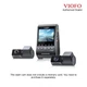 VIOFO A329TC 3CH 4K 30FPS Front+2K Telephoto+2K Fisheye Cabin Dashcam