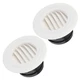 FOCCTS 3'' Air Vent Louver, Round ABS Louver Grille 3 inches,