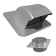 DryerJack DJK477MR Low Profile Roof Vent with Curved Damper and RoofNeck