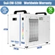 S&A CW-5200DH Industrial Water Chiller FDA AC 1P 110V for CO2 laser Engraver