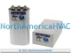 CD45+5x370 - Oval Motor Dual Capacitor 45+5 uf MFD 370 440 VAC Volt Fits Supco
