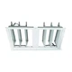 Dayton 4Ha10 24 In 29.7"H-W Aluminum Ceiling Truss Damper, 28-3/4 In X 27-11/16
