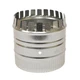 18 in. Master Flow Starting Collar for HVAC - Galvanized Steel Duct Transition