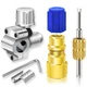 A/C Retrofit Valve KitRefrigerant Retrofit Valve Set, with R12 to R134A Low S...
