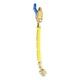 Yellow Jacket 29011 Hose, 9 In L, Yellow, 800 Psi, 8 In Bend