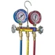 YELLOW JACKET 42004 Manifold Gauge Set,5 ft L,3 1/8 in Gauge 38D864