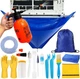 Oiktylr 18pcs Mini Split Cleaning Kit Bag, Waterproof AC Large, Blue 