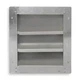 Dayton 2Ftx2 Louver, Adj W/ 40 To 52 In, Aluminum