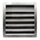 DAYTON 4F951 Louver,Intake,12-18 In,Aluminum 4F951