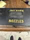 DELAVAN 26846-005 NOZZLE BOX WITH 55 ASSORTED NEW NOZZLES