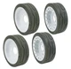(4 Set) SkyJack Scissor Lift Tires (158436, 158437)  12 x 4 - Plain, Brake