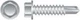 410 SS Unslotted Indented Hex Washer Head, 10-16 x 3/4, #3 Point, 200EA