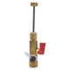 UNIWELD 92838 Valve Core Remover, 3 7/8 in L, Brass/SS 53RJ48
