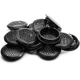 Piutouyar 20Pcs 53mm/2.1" Air Vents Round Soffit Vents, 53mm/2", Black