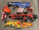 4 Nerf Gun Lot Bundle Vulcan EBF-25 Rival MXVI-4000 Megalodon World Tech Warrior