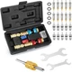 R134A R1234YF Valve Core Quick Remover Installer Tool Set, High Low Pressure US