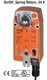 Belimo NFB24-S Damper Actuator, 90 in-lb [10 Nm], Spring Return, AC/DC 24 V