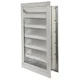 Dayton Intake Louver,Fixed, Drainable,36H x 36W 20UA13 Dayton 20UA13
