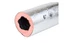 Atco 6" x 25' R4 Insulated Flex Duct Silver HVAC Flexible Air Ducting