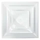 American Louver 14 in Square 3 Cone Diffuser, White STR-C-14W American Louver