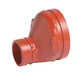 Victaulic FC07051P00 Eccentric Reducer 2-1/2" x 2" Ductile Iron 1000 PSI Grooved