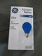 GE Lighting Party Light 49724 25-Watt Blue A19 Light Bulb with Medium