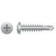 410 SS Phillips/Square Drive Pancake Head, 10-16 x 1, #3 Point, 125EA