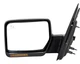 Fits F-150 07-08 MIRROR LH, Non-Towing, Power, Power Folding, Heated, Chrome, w/
