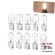 Downhill 10 PCS T10 168 192 Bulb,12V 5W Shockproof Quartz Glass Instrument 