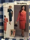 Simplicity Pattern R10146 Vintage 1940's Style Skirt Jacket Peplum Blazer Pleat 