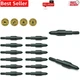 Professional 3D Point Steel Field Tips - 12 Pack for Superior Archery Practice