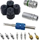 Air Conditioning Valve Core Kit | A/C R12 R134a Teflon Seal Refrigeration Air...