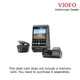 VIOFO A229 Ultra-W 3CH Dual 4K + 1080P, Triple STARVIS 2, Waterproof Rear