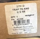 Hoffman Specialty 17C-2 Manual Trap TS ANG 1/2" SS Valve 401536 Steam