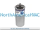 ClimaTek Round Dual Run Capacitor 45 + 3 MFD 370 440 Volt Fits Supco CR45+3x370R