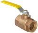 CONBRACO 109461 Apollo 70-100 Series Bronze Ball Valve, Two Piece, Inline, Lever
