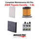 2009 Toyota Corolla 1.8L Complete Air, Oil & Cabin Filter Kit (5W-20)