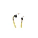 YELLOW JACKET 78724 High Side Hose, 2 ft L, Yellow, 800 psi 809KC0