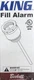 Beckett King Fill Alarm. 14517. 2" w/ 5 3/4" Stem  Genuine OEM Part