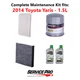 2014 Toyota Yaris 1.5L Complete Air, Oil & Cabin Filter Kit (5W-30)