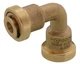 Rectorseal 87024 Pro Fit Quick Connect Elbow Brass 1/4"