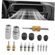 Air Conditioning Valve Core Kit, AC R12 R134a Teflon Seal Refrigeration
