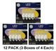 GE LED Soft White 25 Watt Clear Light Bulbs Medium Base Flame Tip (12 PACK)