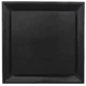 American Louver Str-Pq-6Bk 6 In Square Square Plaque Ceiling Diffuser, Black