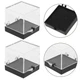 4pcs Storage Box For Crystal Mineral Specimen Rock Collection Display Box